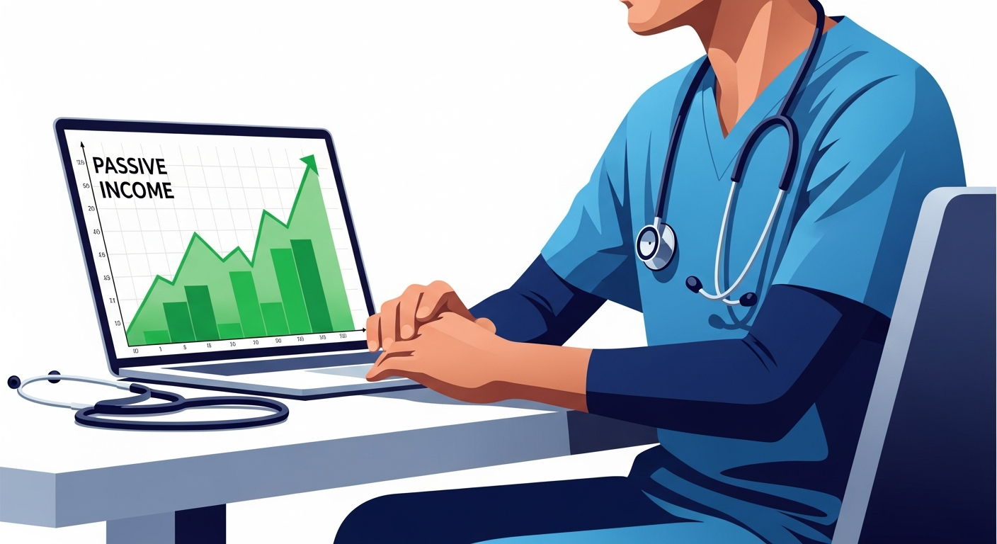 Medical professional building passive income through referrals