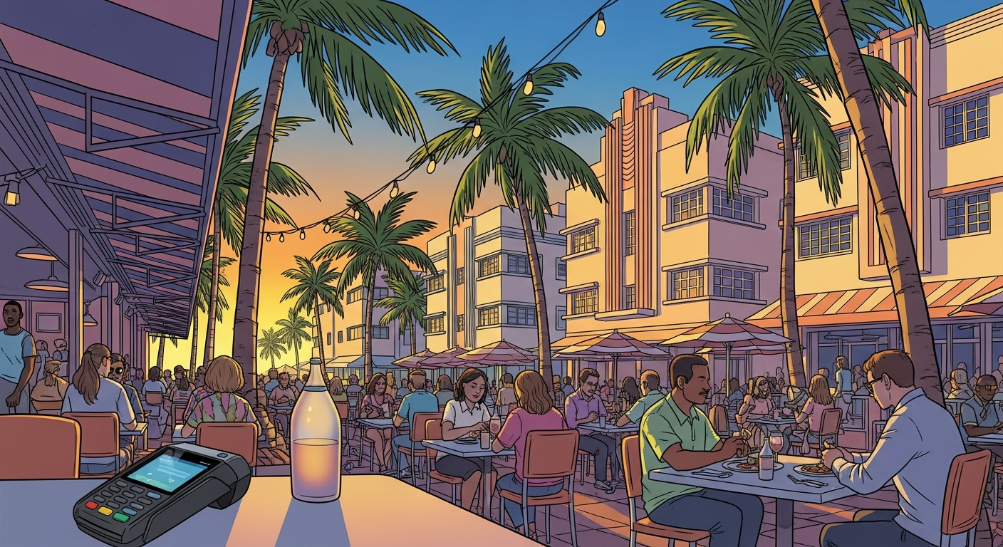Miami restaurant accepting payments
