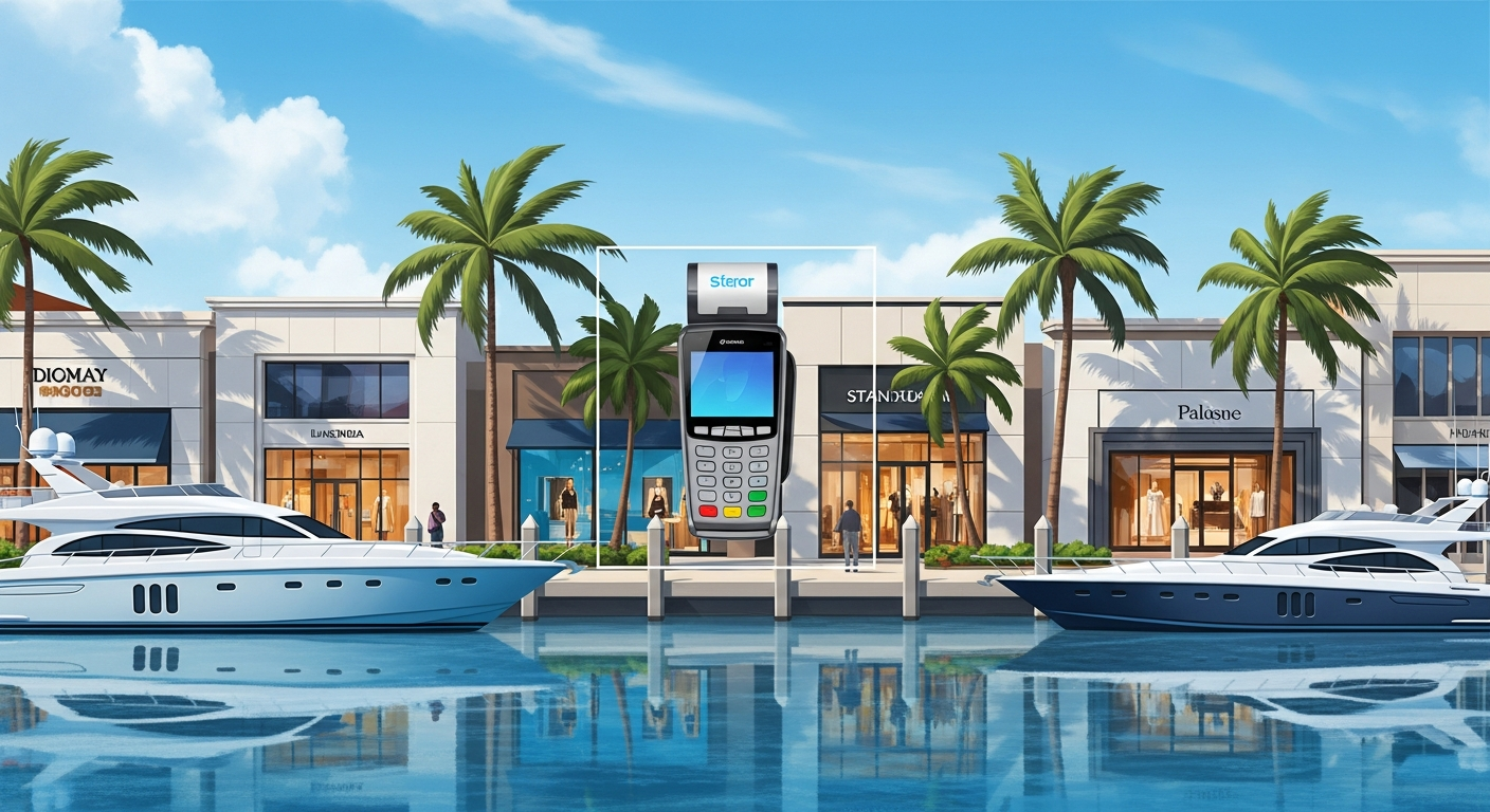 Palm Beach and Fort Lauderdale business district