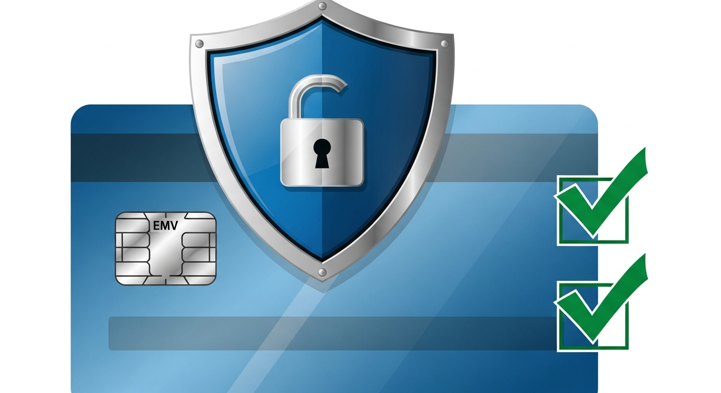 Secure credit card transaction with encryption