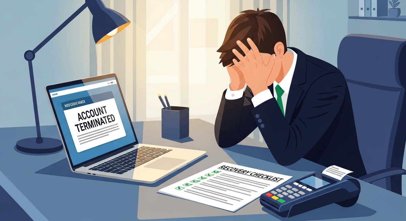 Stripe Account Terminated Recovery Guide (2026): What to Do in the First 7 Days