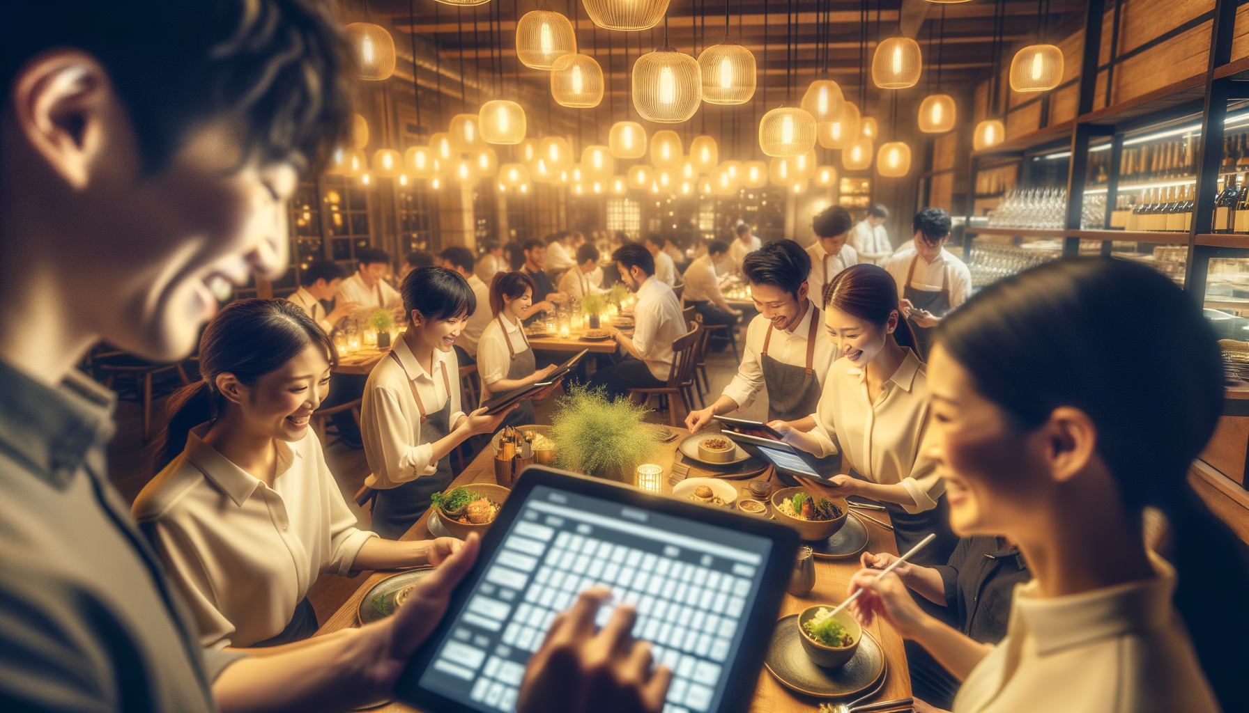 Restaurant team happy with new payment system